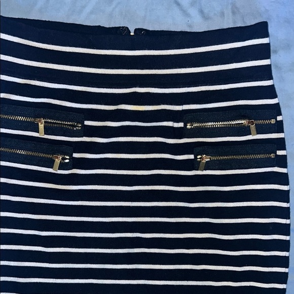 Cache Black and White Midi Pencil Skirt - Picture 2 of 5